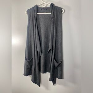 Seven7 Charcoal Rabbit Hair Blend Knit Top